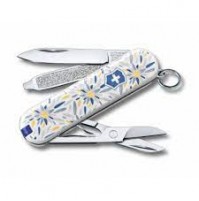 VICTORINOX CLASSIC SD PATTERNS OF THE WORLD LIMITED EDITION POCKET KNIFE: ALPINE EDELWEISS